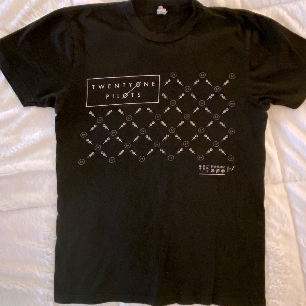 TOP Twenty One Pilots concert band tee T-shirt Blurryface Clique Size XS